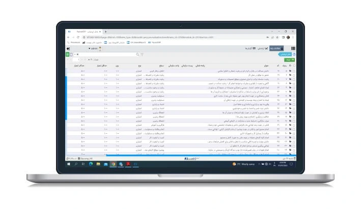 نرم افزار گزارشها در راهکار مدیریت ارزیابی عملکرد